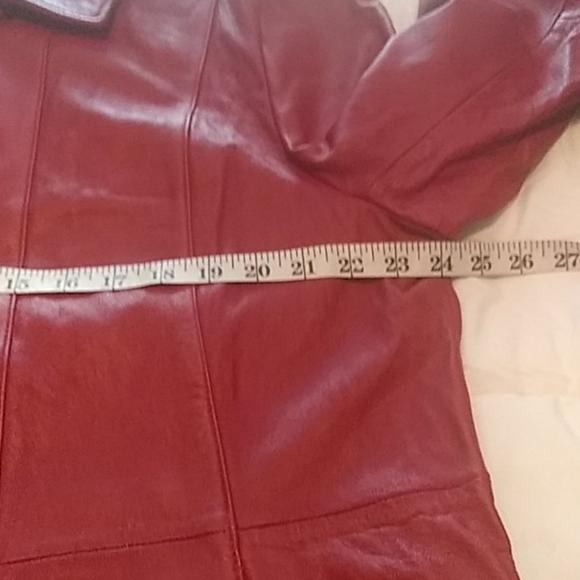 WILSON LEATHER Burgundy jacket (200) - Picture 11 of 12